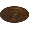 Ekena Millwork Darnay Ceiling Medallion (Fits Canopies up to 7 1/4"), 29 1/4"OD x 2"P, Root Beer Crackle CM29DARBC - alternate 4